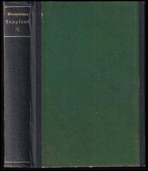 Karel Klostermann: Suplent