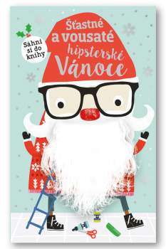 Šťastné a vousaté hipsterské Vánoce