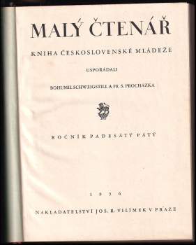 František Serafínský Procházka: Malý čtenář - ročník 55.