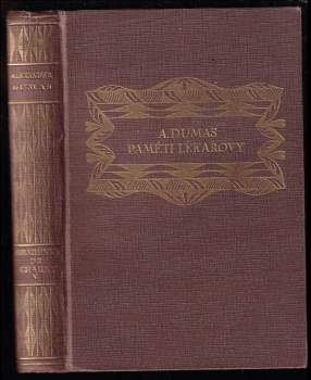 Alexandre Dumas: Paměti lékařovy