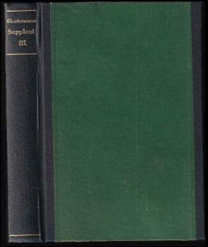 Karel Klostermann: Suplent