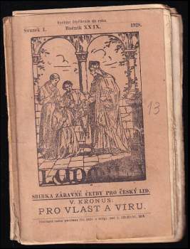 Václav Š Kronus: Pro vlast a víru, ročník XXIX