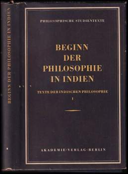 Walter Ruben: Beginn der Philosophie in Indien