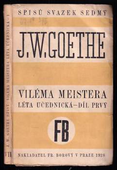 Johann Wolfgang von Goethe: Viléma Meistra léta učednická