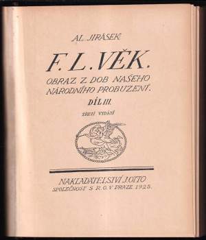 Alois Jirásek: F. L. Věk