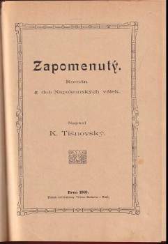 K. Tišnovský: Zapomenutý