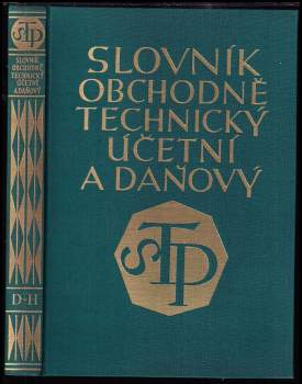 Slovník obchodně-technický, účetní a daňový D - H