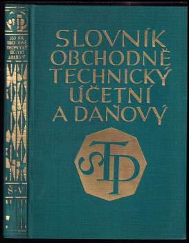 Slovník obchodně-technický, účetní a daňový Š - V