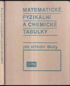 Matematické, fyzikální a chemické tabulky pro střední školy