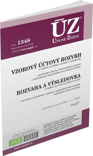 Vzorový účtový rozvrh ; Rozvaha a výsledovka : 2020