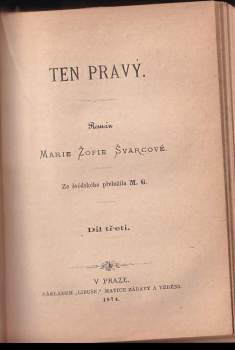 Marie Sophie Schwartz: Ten pravý