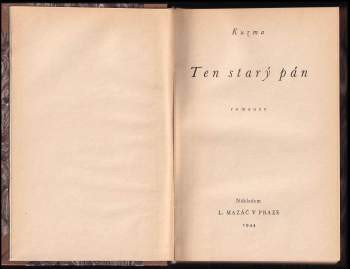 Kuzma: Ten starý pán