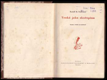 Rudolf Daumann: Tenká jako skořepina