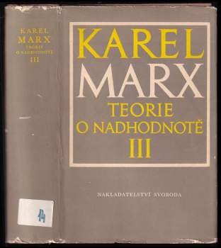 Karl Marx: Teorie o nadhodnotě