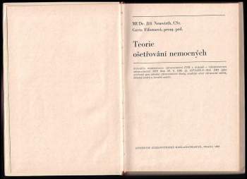 Jiří Neuwirth: Teorie ošetřování nemocných