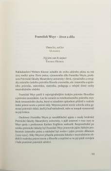 František Weyr: Teorie práva