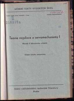 Teorie regulace a servomechanismy