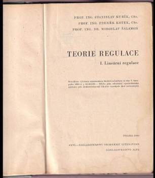 Stanislav Kubík: Teorie regulace