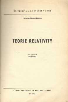 Teorie relativity