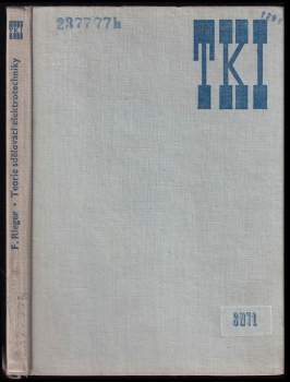 František Rieger: Teorie sdělovací elektrotechniky