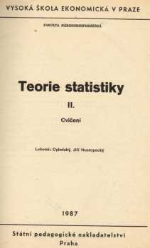 Lubomír Cyhelský: Teorie statistiky