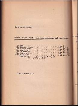 Jindřich Štrajbl: Teorie stavby lodí