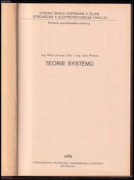 Miloš Zavoral: Teorie systémů