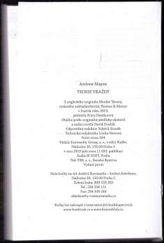 Andrew Mayne: Teorie vraždy