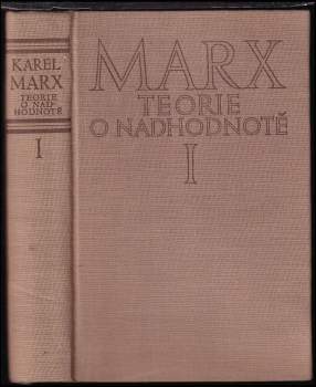 Karl Marx: Teorie o nadhodnotě