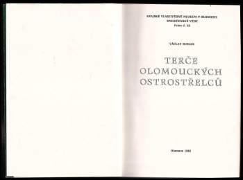Václav Burian: Terče olomouckých ostrostřelců