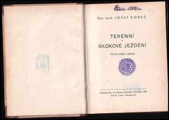 Josef Dobeš: Terénní a skokové ježdění