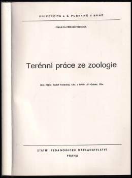 Terénní práce ze zoologie