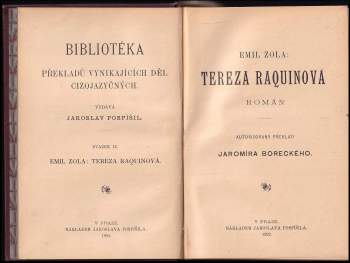 Émile Zola: Tereza Raquinová