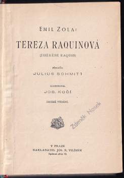 Émile Zola: Tereza Raquinová