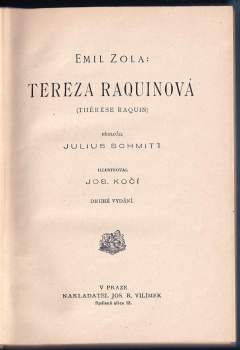 Émile Zola: Tereza Raquinová