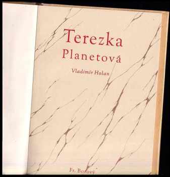 Vladimír Holan: Terezka Planetová
