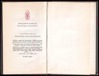 Vladimír Holan: Terezka Planetová