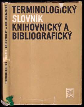 Terminologický slovník knihovnický a bibliografický