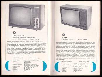 Jaroslav Hrouda: KATALOG TESLA 1976 - uvádí vybrané výrobky spotřební elektroniky