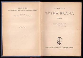 Andre Gide: Tesná brána