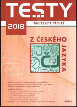 Testy 2018 pro žáky 9. tříd ZŠ z českého jazyka