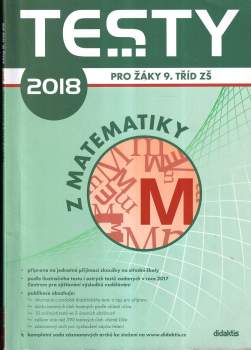 Ivana Ondráčková: Testy 2018 pro žáky 9. tříd ZŠ z matematiky