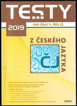 Testy 2019 pro žáky 9. tříd ZŠ z českého jazyka