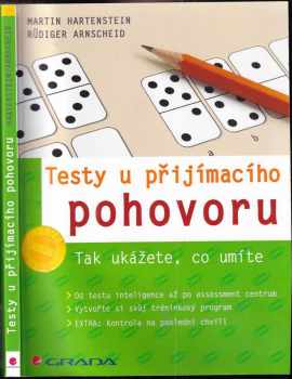 Martin Hartenstein: Testy u přijímacího pohovoru : tak ukážete, co umíte
