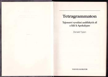 Donald Tyson: Tetragrammaton