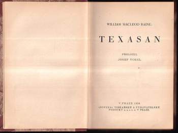 William MacLeod Raine: Texasan
