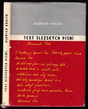 Text Slezských písní