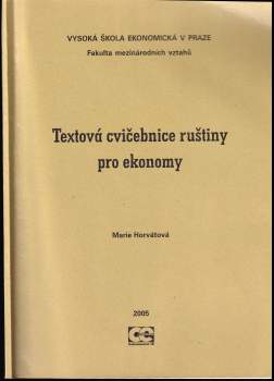 Textová cvičebnice ruštiny pro ekonomy