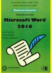 Textový procesor Microsoft Word 2016