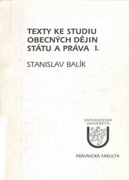 Texty ke studiu obecných dějin státu a práva